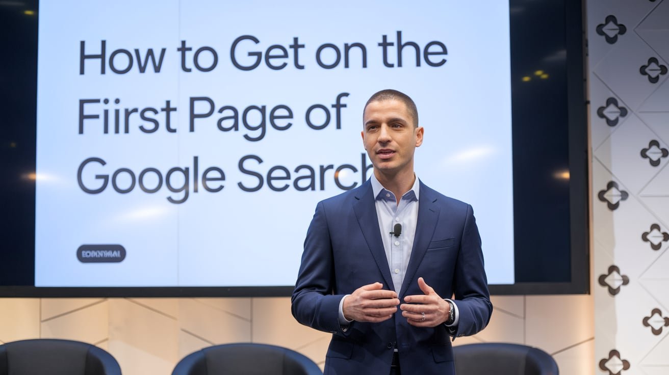 how to get on first page of google search david aziz